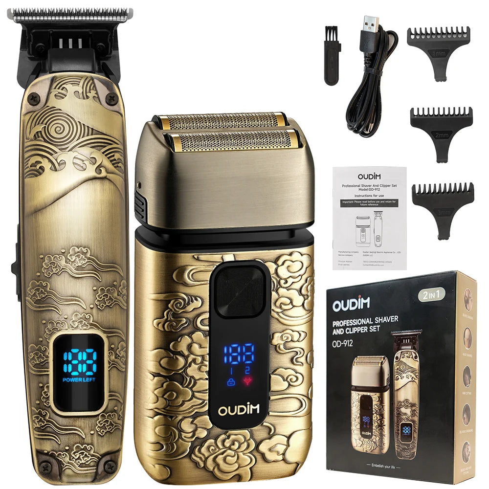 OUDIM Foil Shavers for Men with Head Shaving, Hair Beard Trimmer