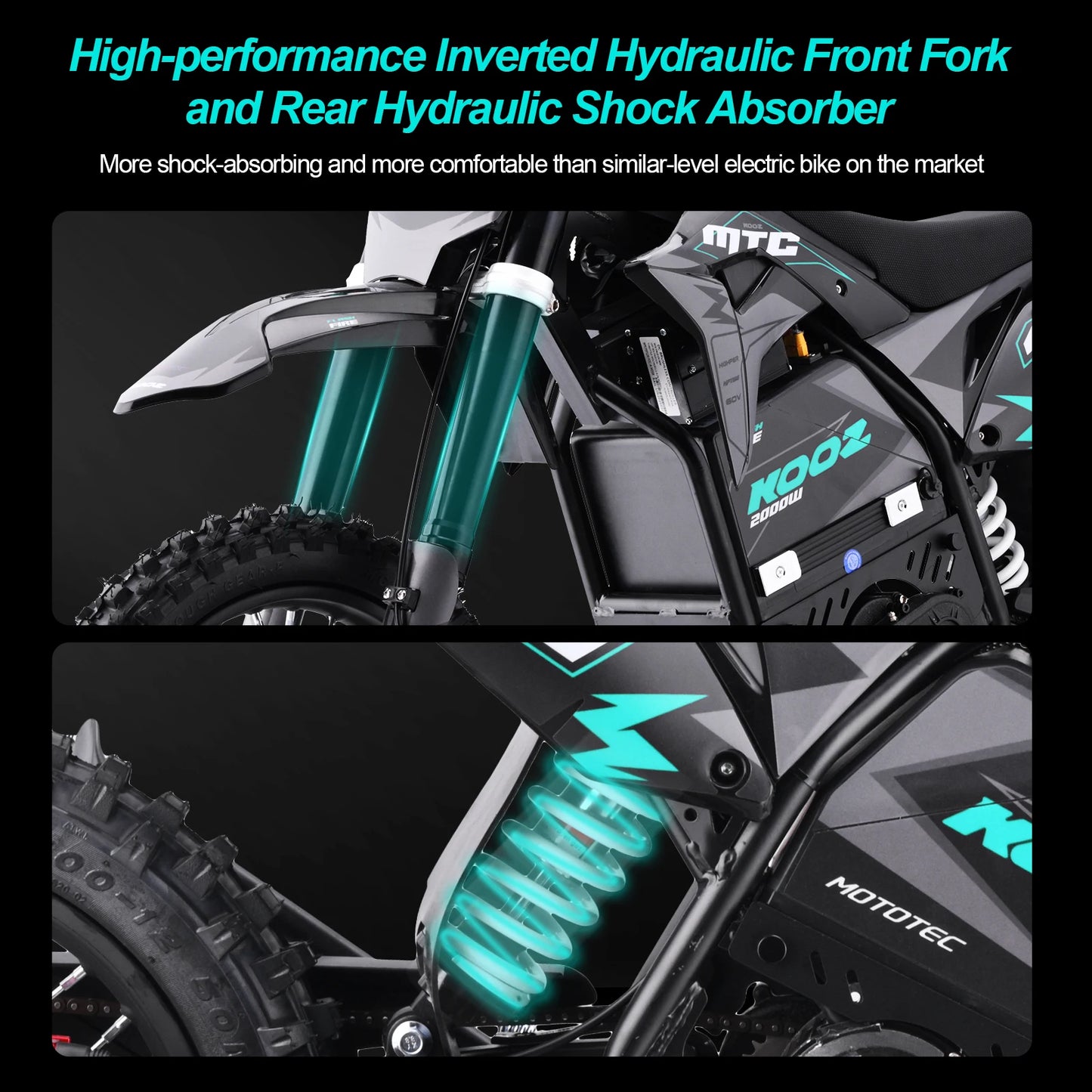 KOOZ HP115E 60V 2000W Electric Motorcycle