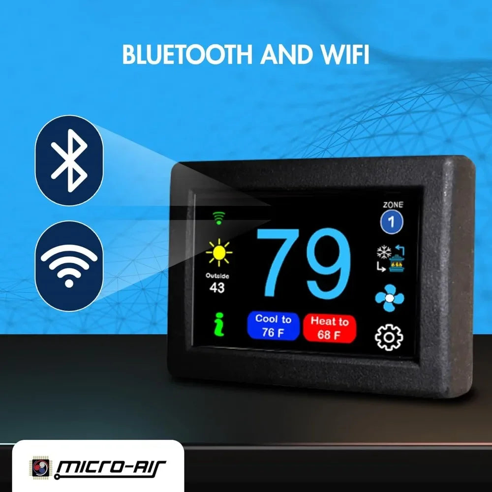 Micro-Air HOME, EasyTouch Digital Wi-Fi or Bluetooth Thermostat