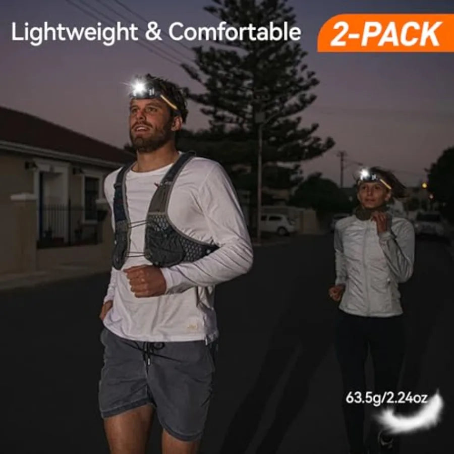 VAVOFO LED Headlamp Flashlight, 500 Lumen Rechargeable