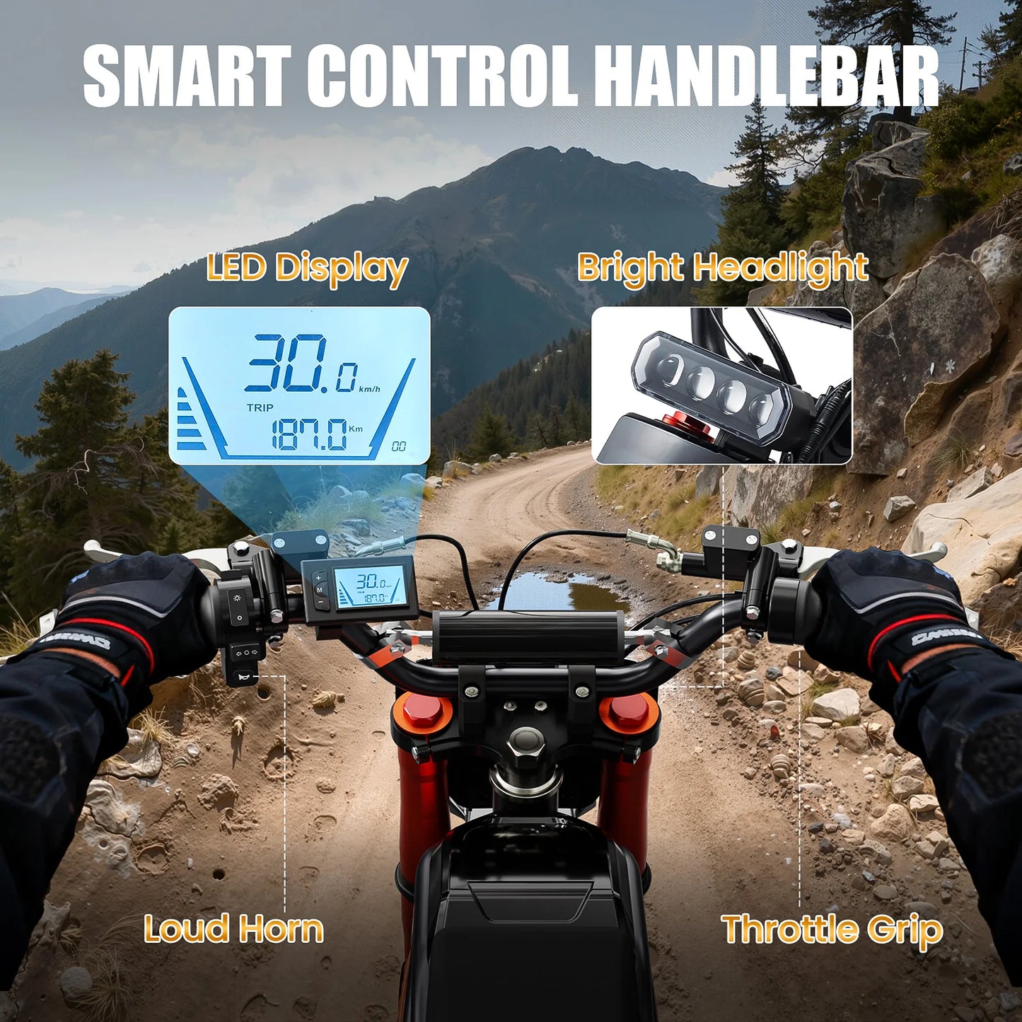 Spacewalk Electric Dirt Bike for Adults
