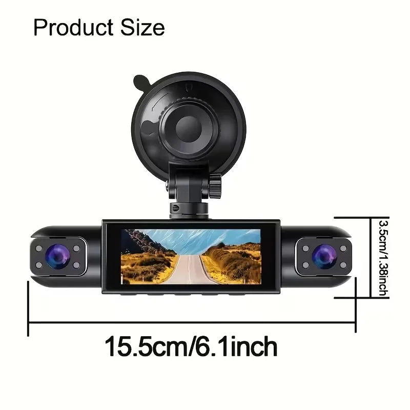 Baideluo Dash Cam Vehicle DVR video recorder 4 cameras