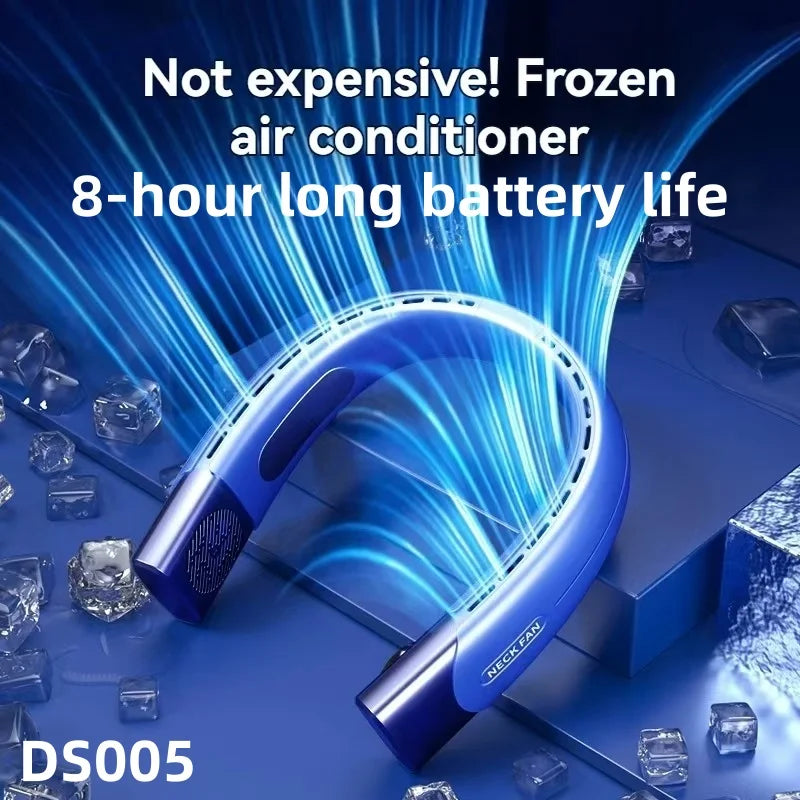 XIAO 8000mAh USB Hanging Neck Fan Portable Bladeless