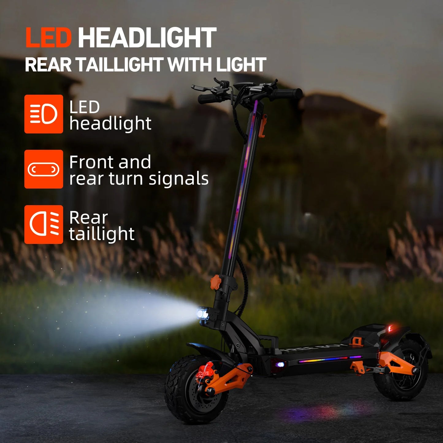FREE BOY High Performance Dual-Motor Foldable Electric Scooter