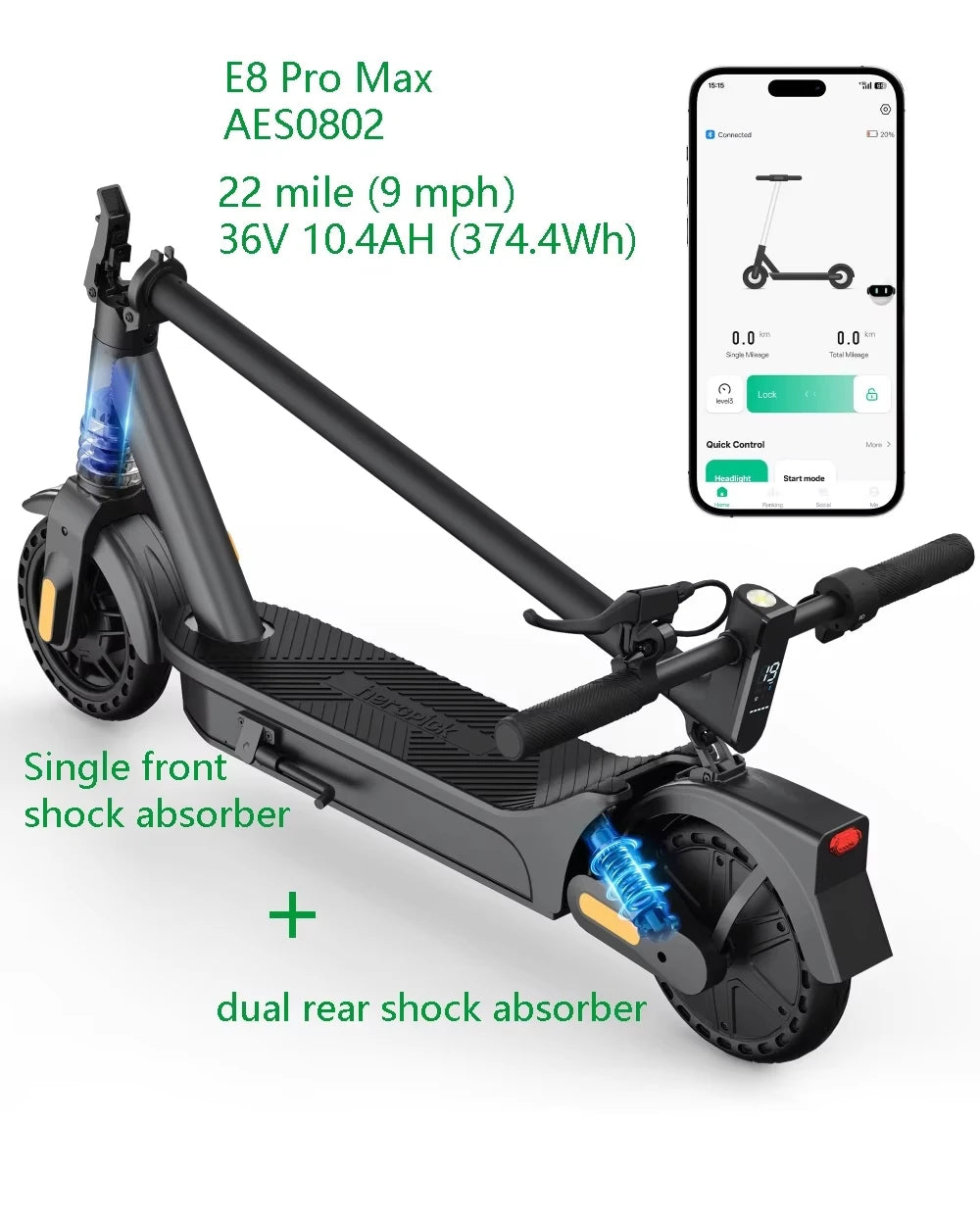 KOWOEE Foldable Electric Scooter for Adults