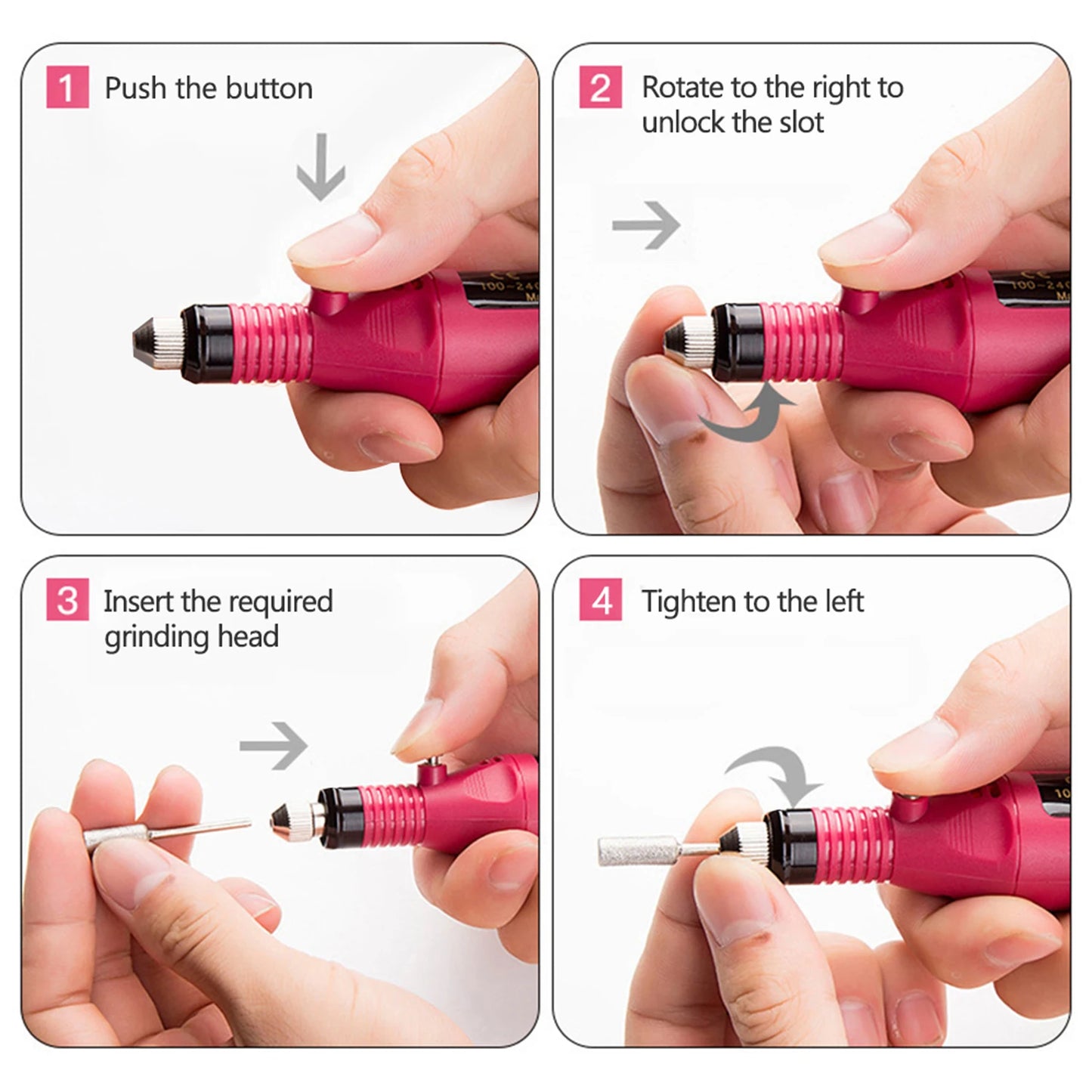 Electric Nail Sander Set Nail Drill Machine