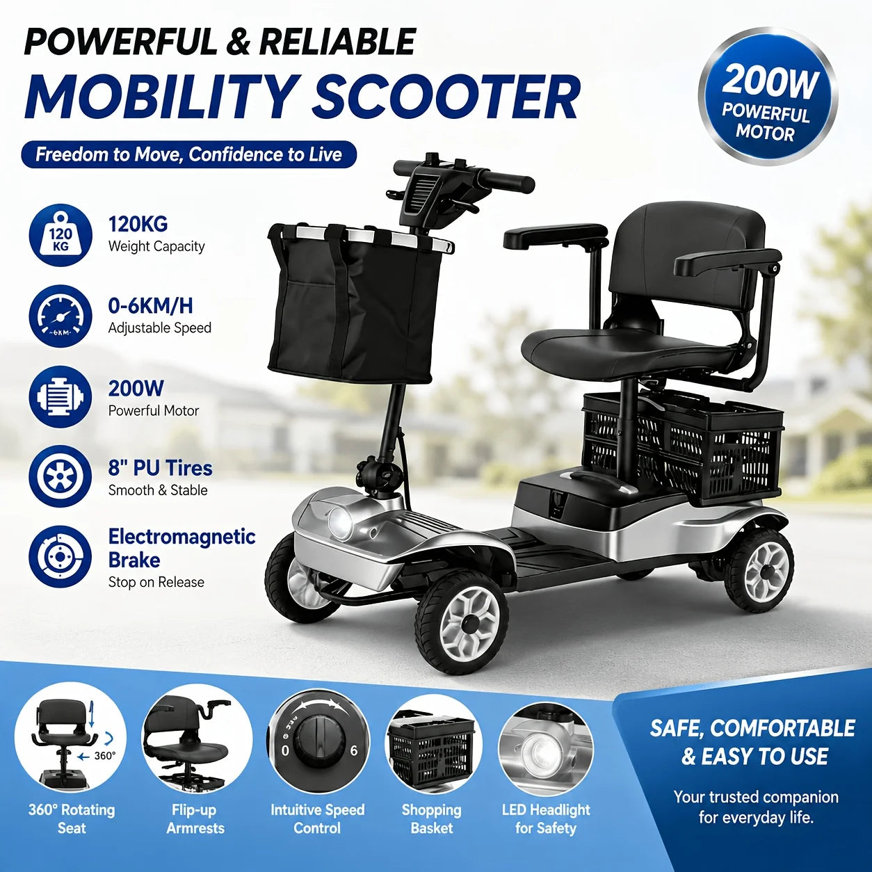 Senior Electric Mobility Scooter