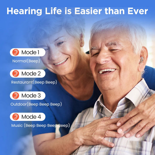 JINGHAO Mini Hearing Aids Digital In Ear