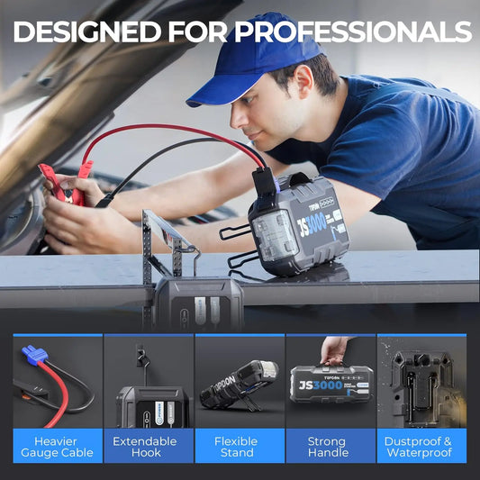 Topdon Jump Starter JS3000/JS2000Pro 3000A/2500A/1500A/1200A