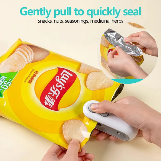 ATMDOG 2 In 1 Sealer Cutter Mini Bag Sealer Handheld Heat Vacuum Sealer