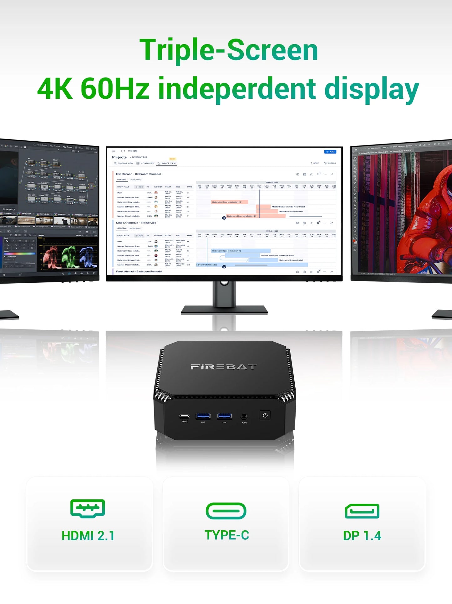 Firebat A6 Mini PC AMD R7 7735HS