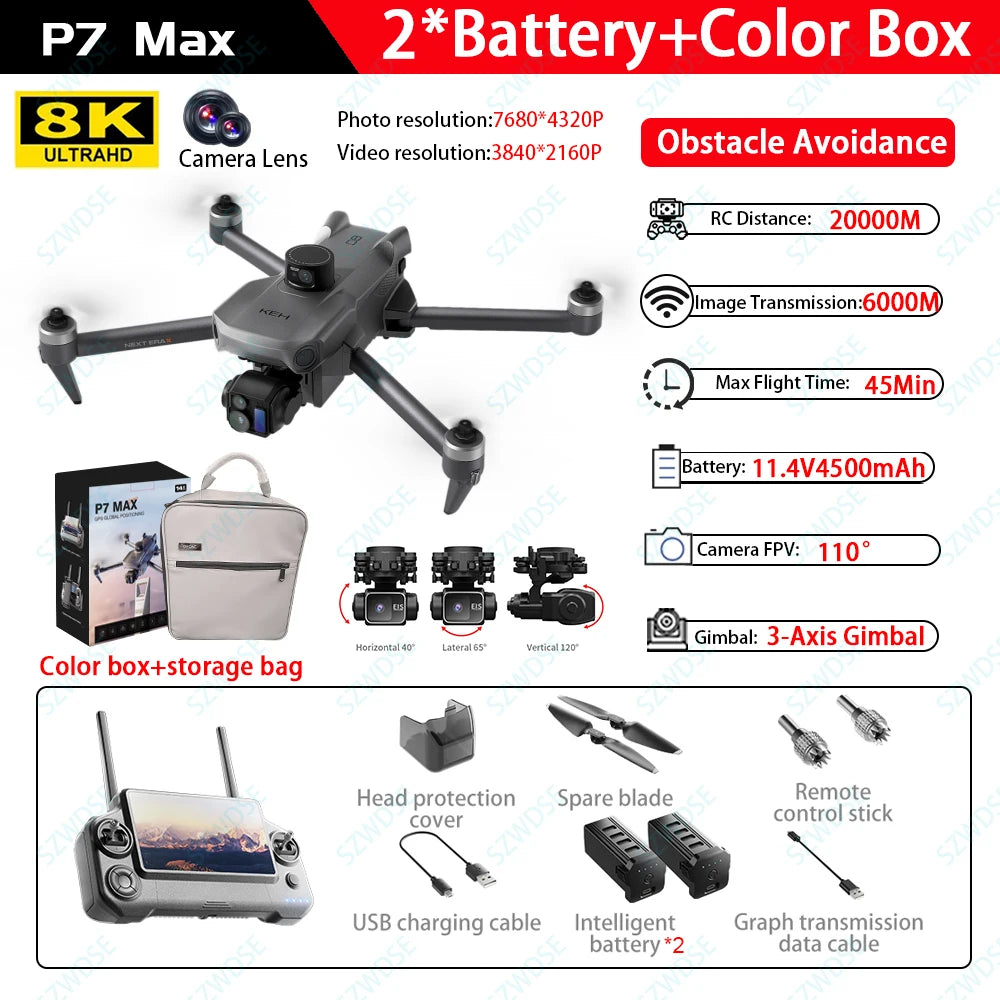 JJRC P7 MAX High-end Professional GPS Drone