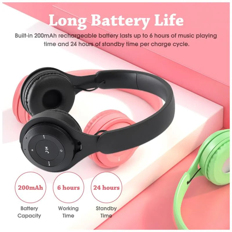 Macaron Wireless Bluetooth Headphone