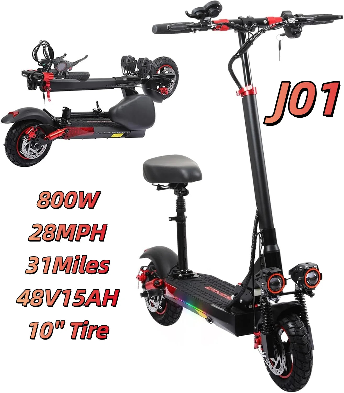 EOEOTWO 1200W Off Road Electric Scooter for Adults