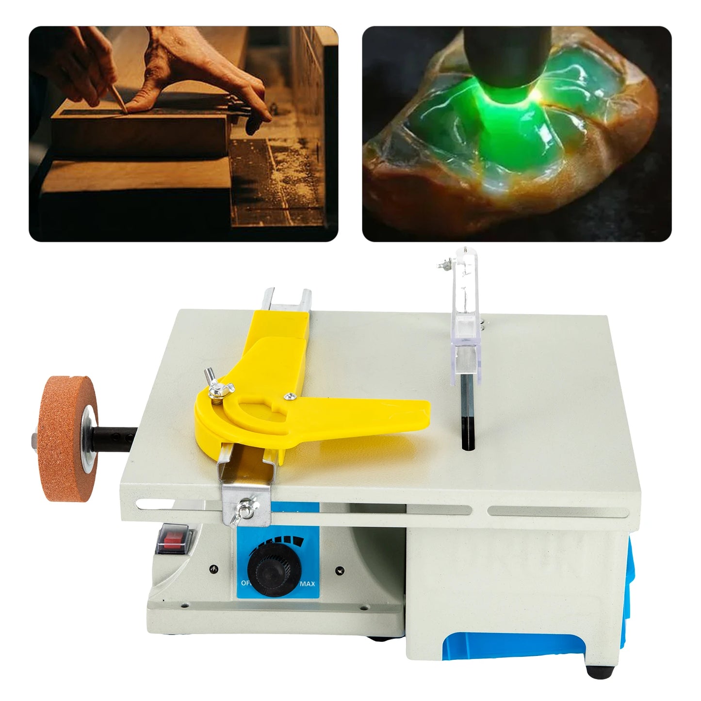 750w Mini Table Saw Jewelry Making Polisher W/Flex Shaft Multifunctional