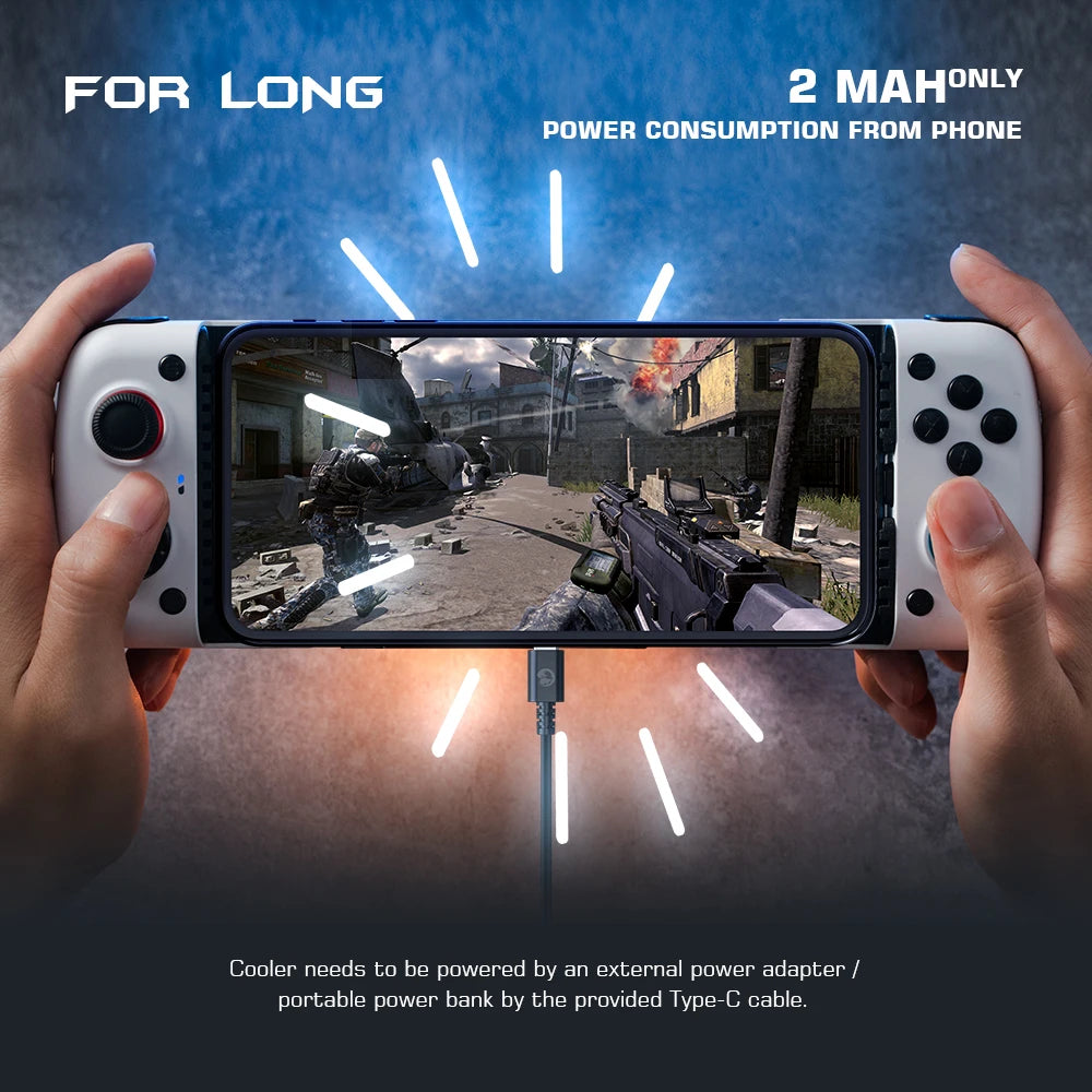 GameSir X3 Pro Gamepad Mobile Phone Controller with Cooling Fan for Cloud Gaming Xbox Game Pass, STADIA, xCloud, GeForce Now