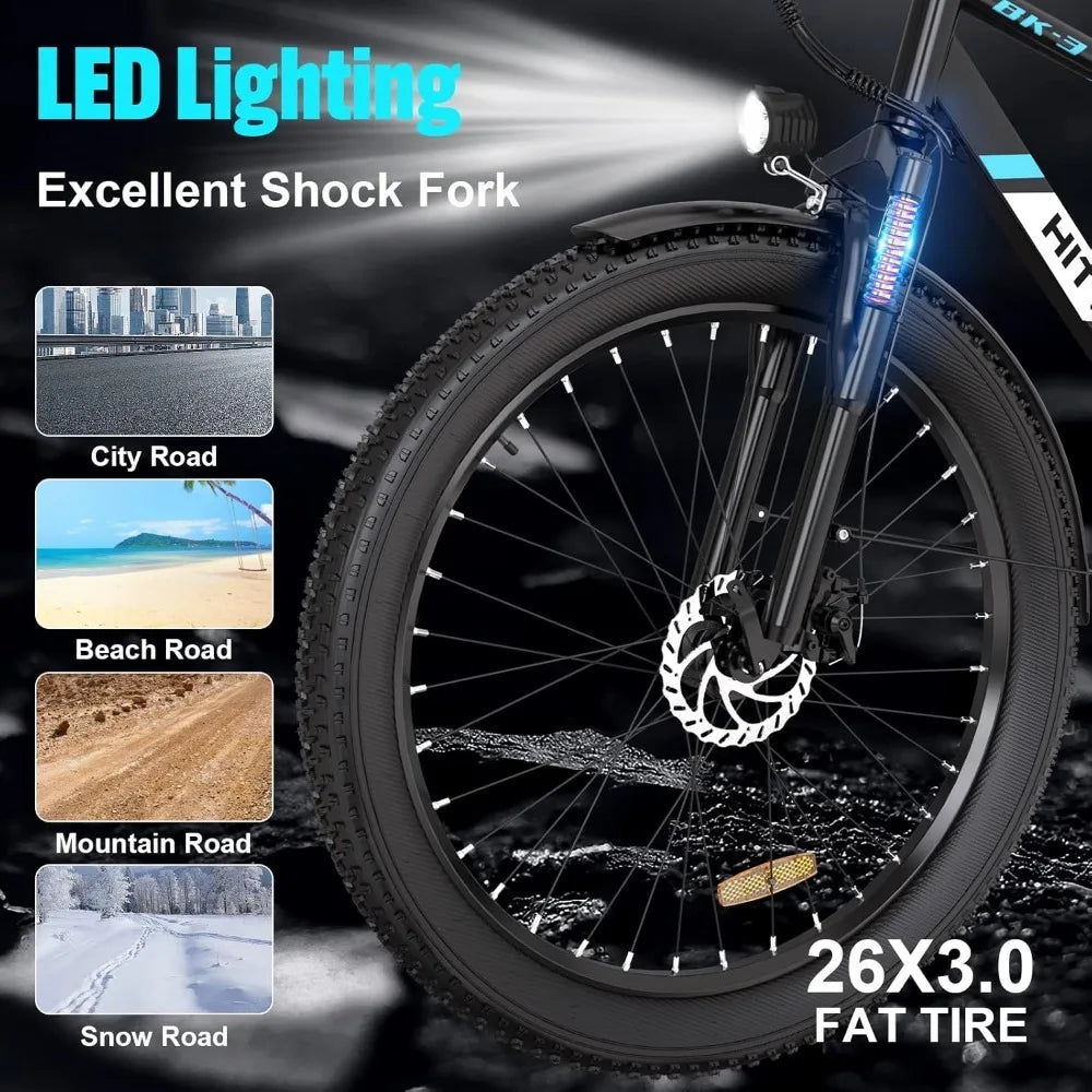 Electric Bike for Adults, 750W/48V/14Ah E-bike