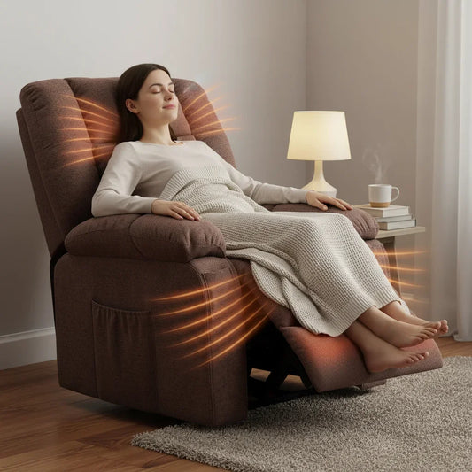 Power Lift Recliner Chair with Massage and Heat