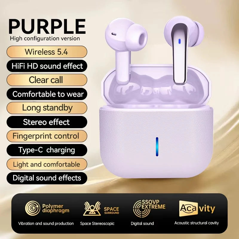 K05 Series TWS Wireless Earbuds 5.3 Bluetooth Headphones