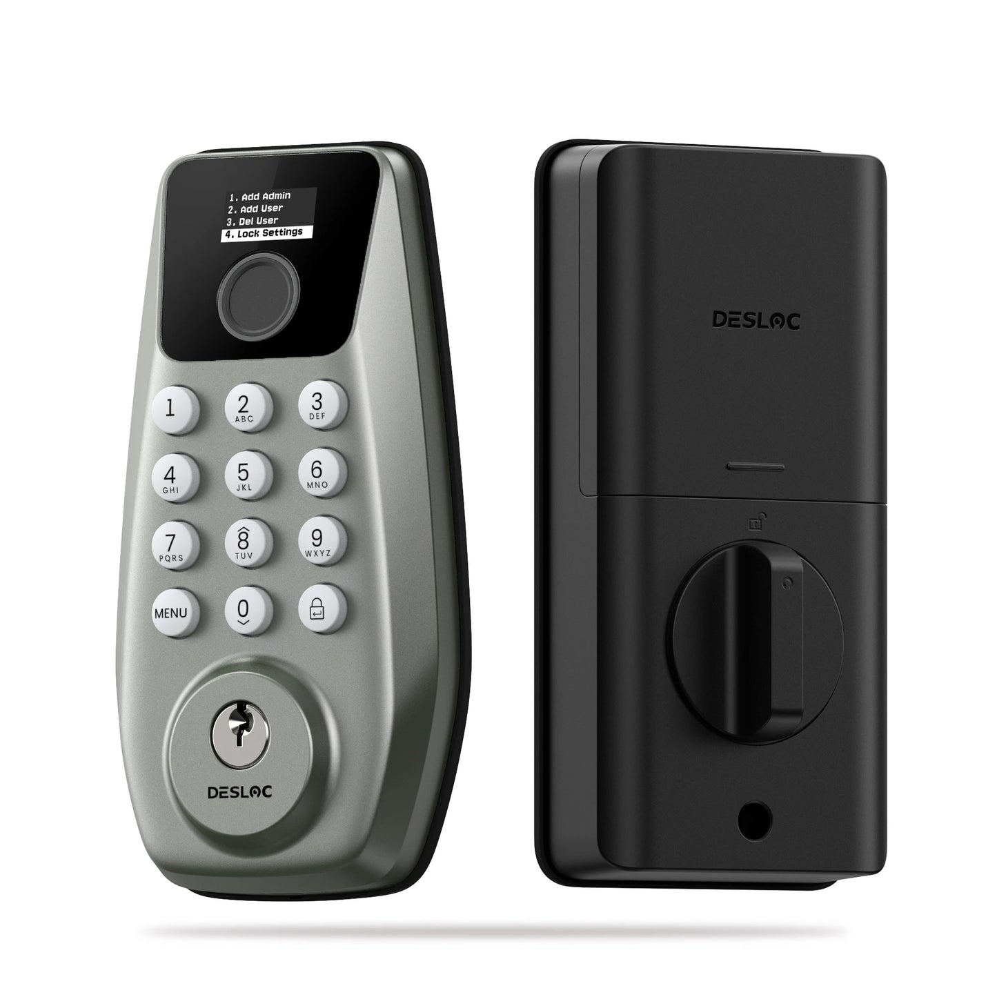 DESLOC Fingerprint Door Lock Keypad Deadbolt, Keyless Entry Door Lock