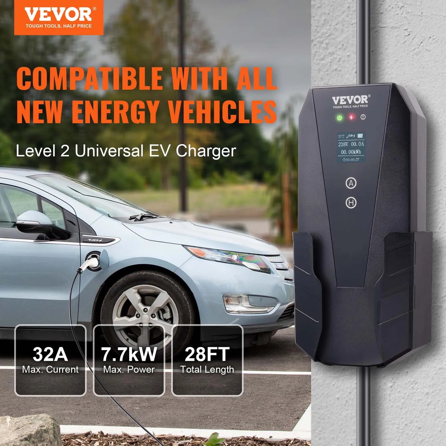 SucceBuy Level 2Portable EV Charger 32Amp 240V