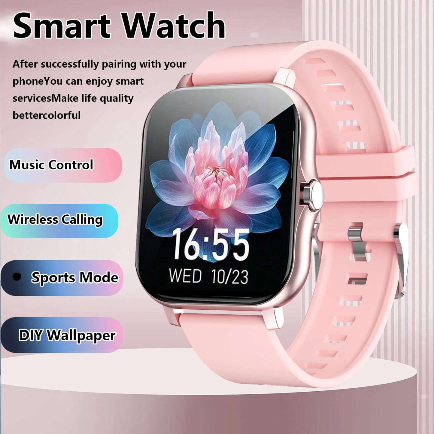 Odelettevcy Smartwatch, Wireless Calling/Dialing
