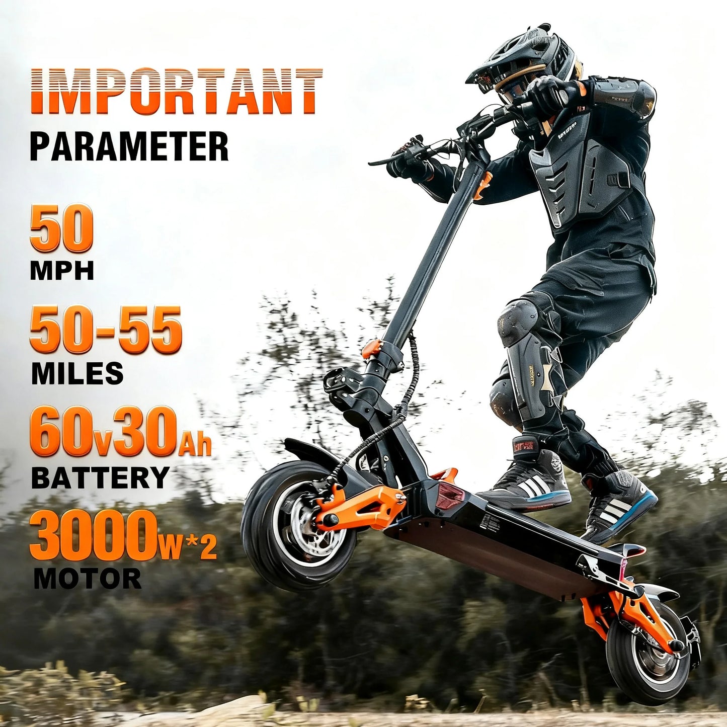 FREE BOY High Performance Dual-Motor Foldable Electric Scooter