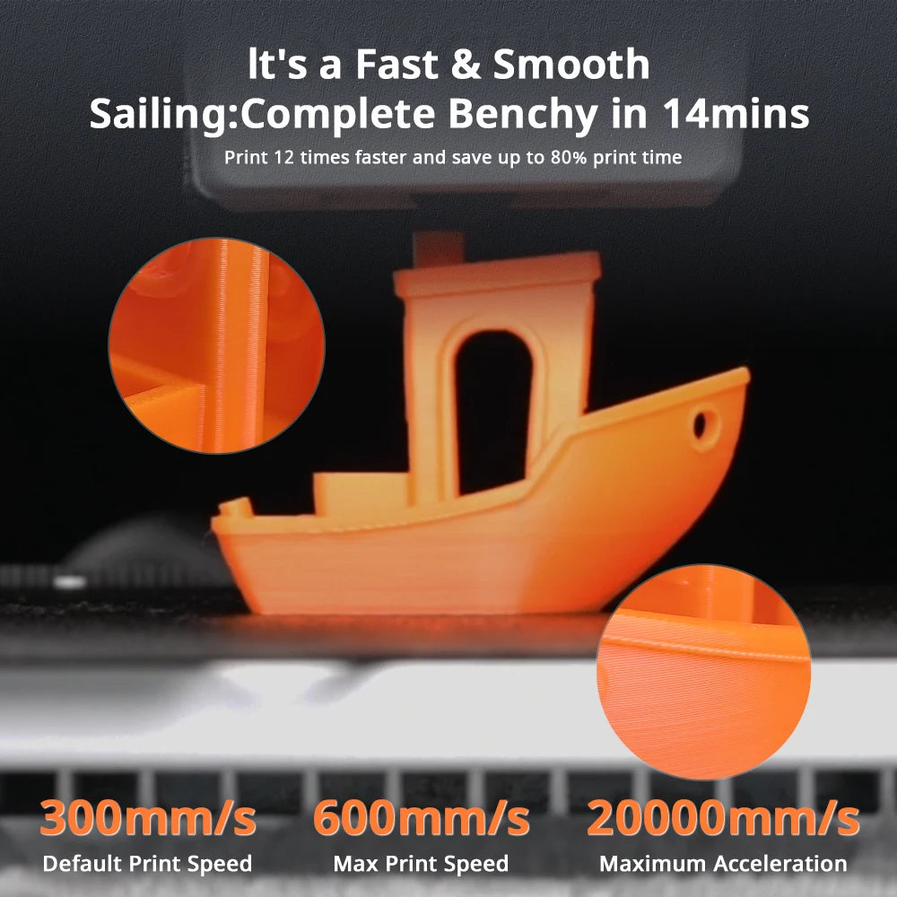 ANYCUBIC Kobra X 3D Printer 600mm/s Max Print Speed