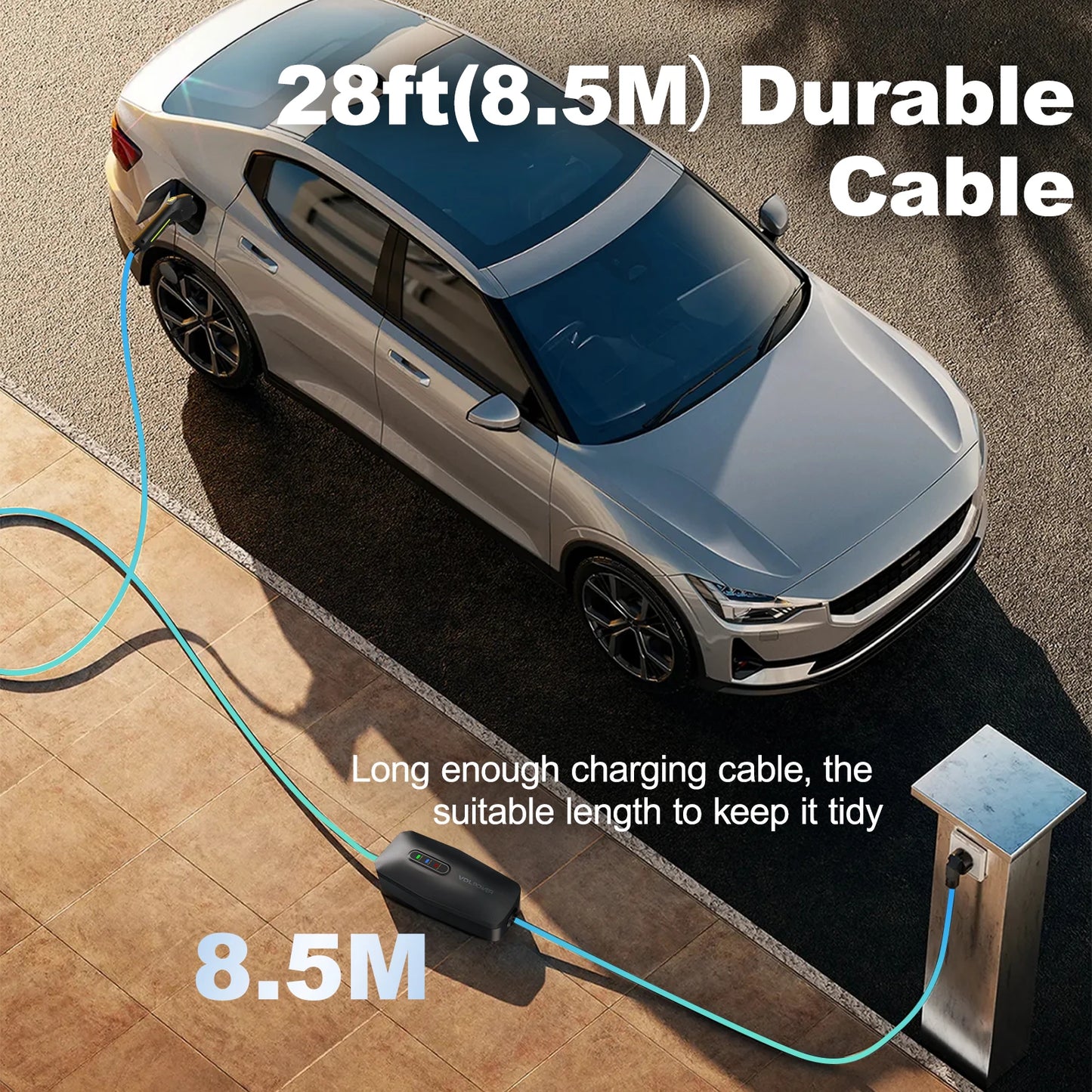VDL Level 1&2 EV Charger, 3.5KW 16Amp Home EV Car Charging Station