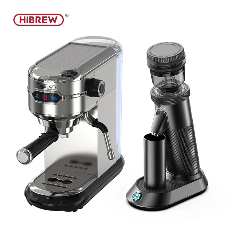 HiBREW Coffee Maker Cafetera 20 Bar Inox Semi Automatic Super Slim