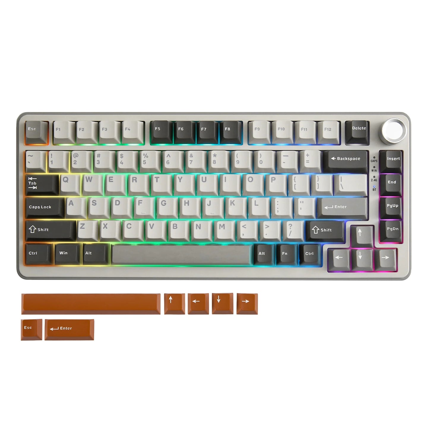 YUNZII B75 PRO 82-Key Wireless Mechanical Gaming Keyboard
