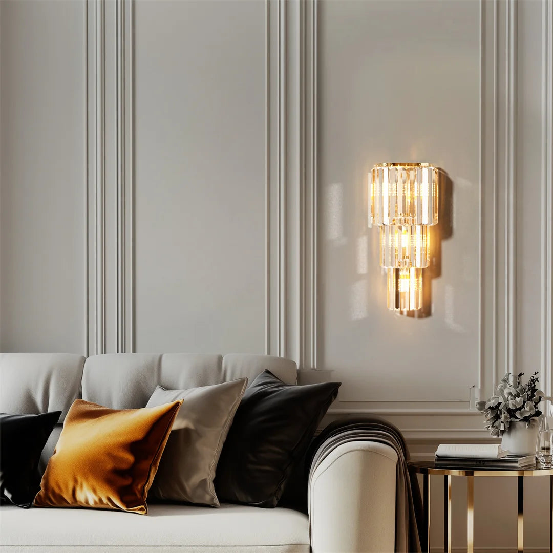 LUVODI Modern Crystal Wall Lamp