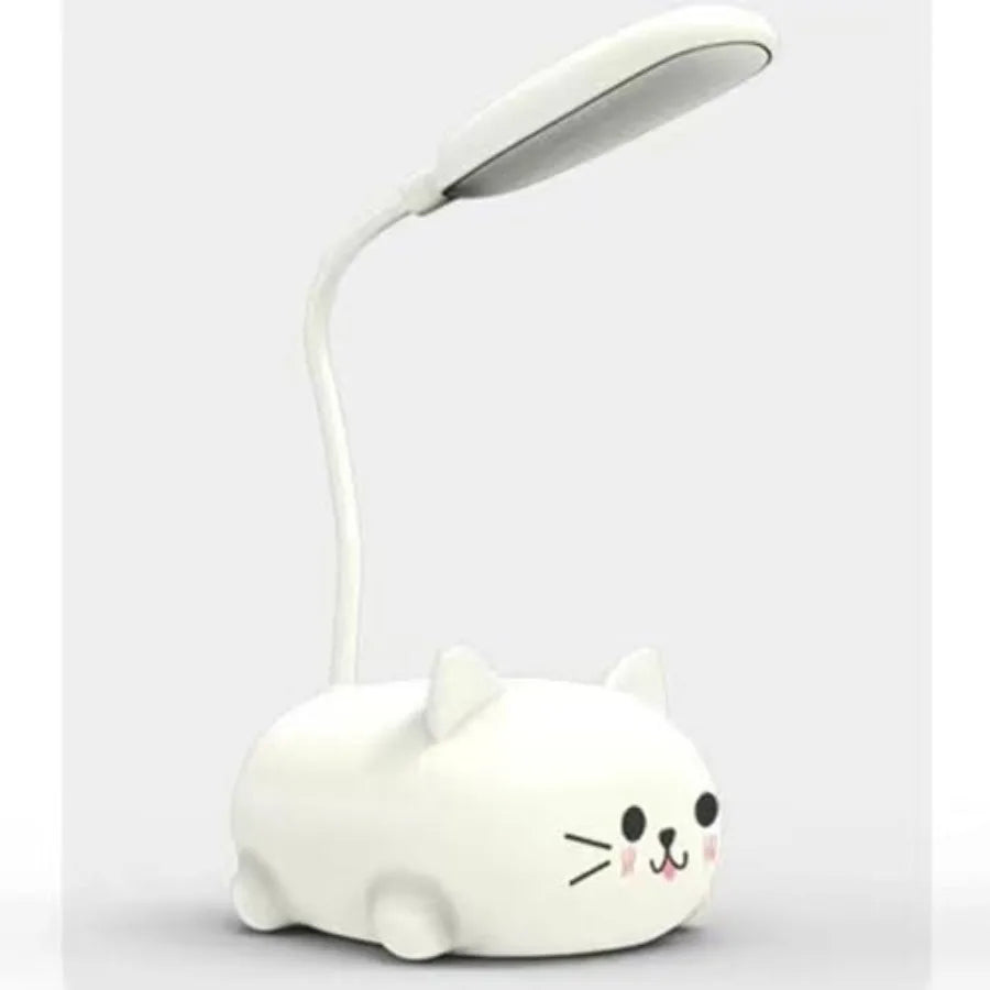 LED Desk Lamp for,Cute Cat Lamp USB Rechargeable