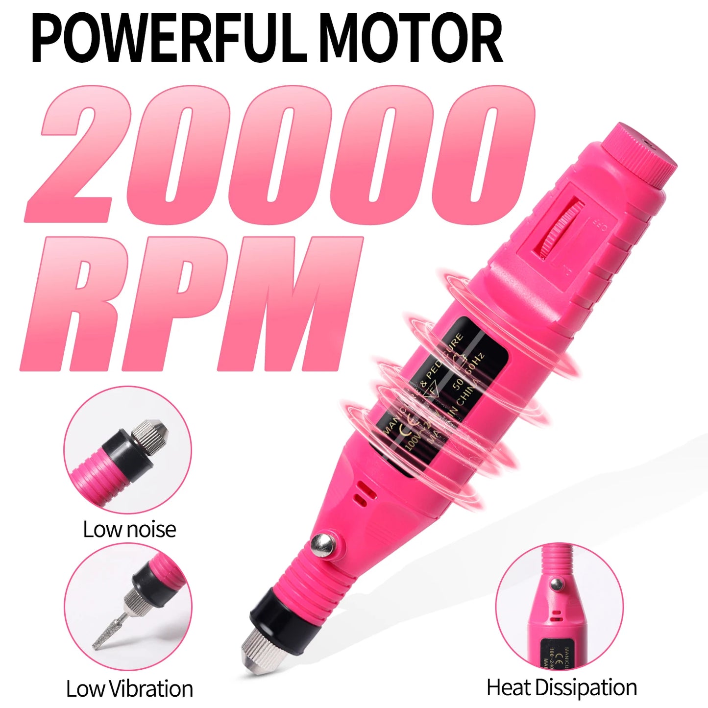 Electric Nail Sander Set Nail Drill Machine