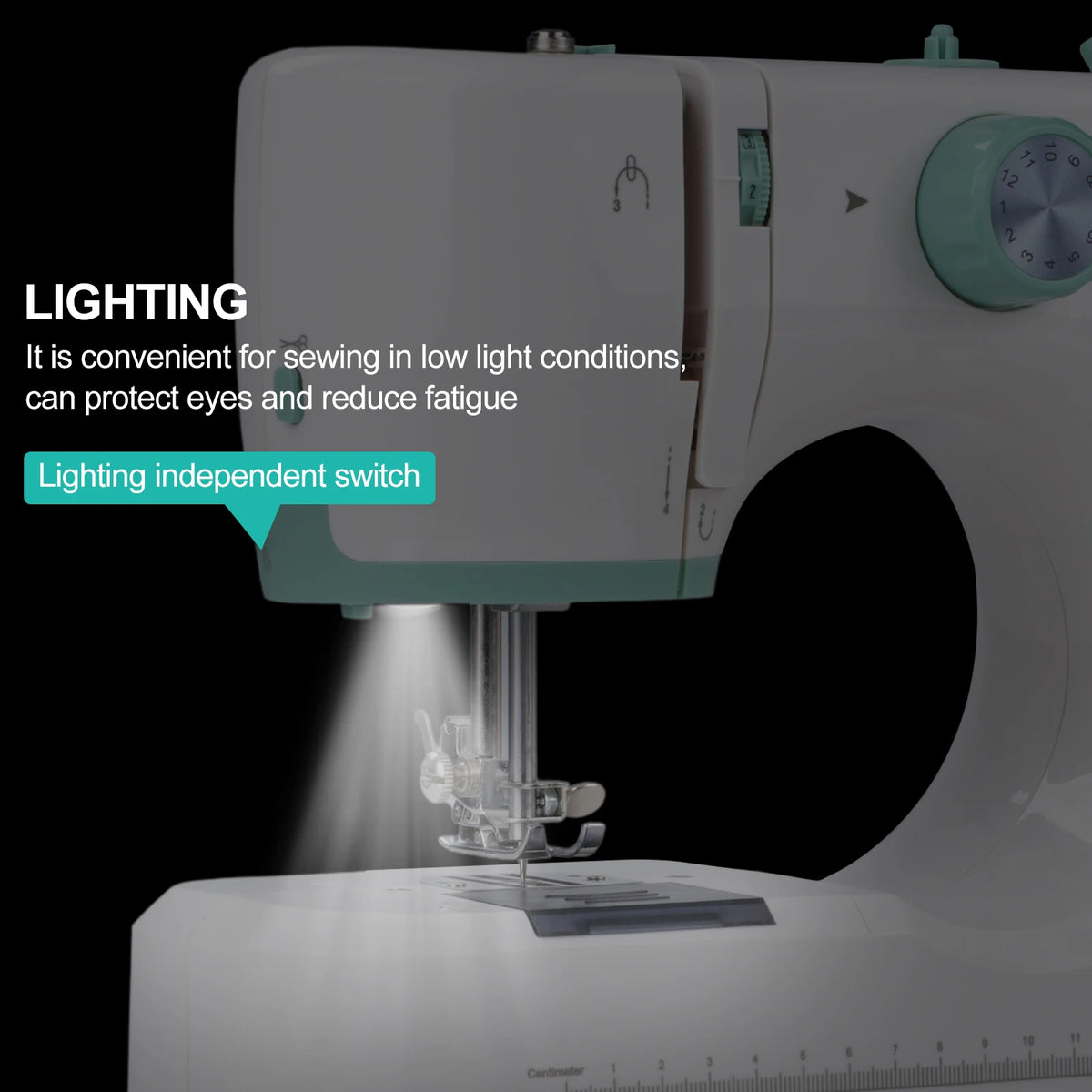 LetCartMaker 12 Stitches Mini Sewing Machine Multifunctional