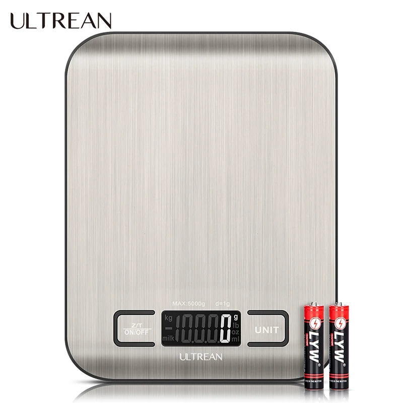 ULTREAN Digital Kitchen Scale 5000g/1g Multifunction
