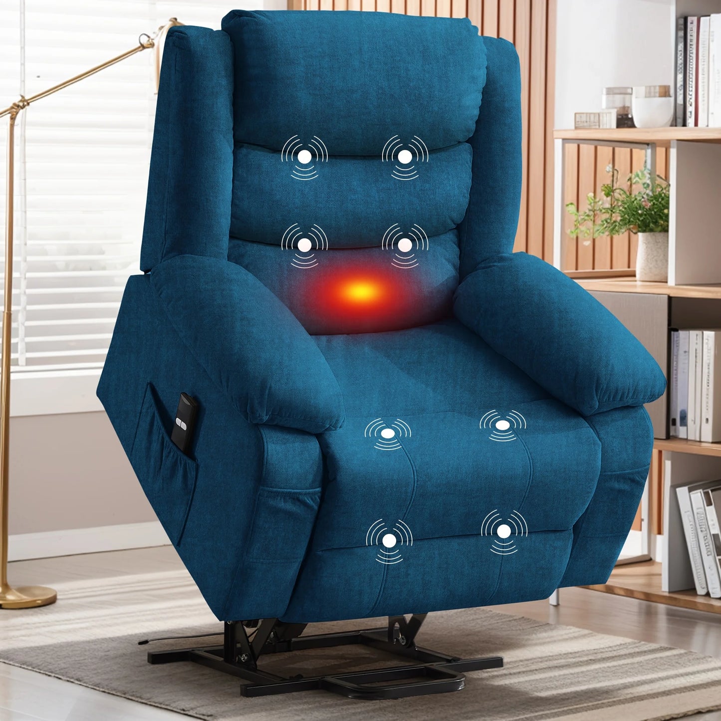 DOOTTOO Power Lift Recliner Chair – Wide Electric Reclining Sofa