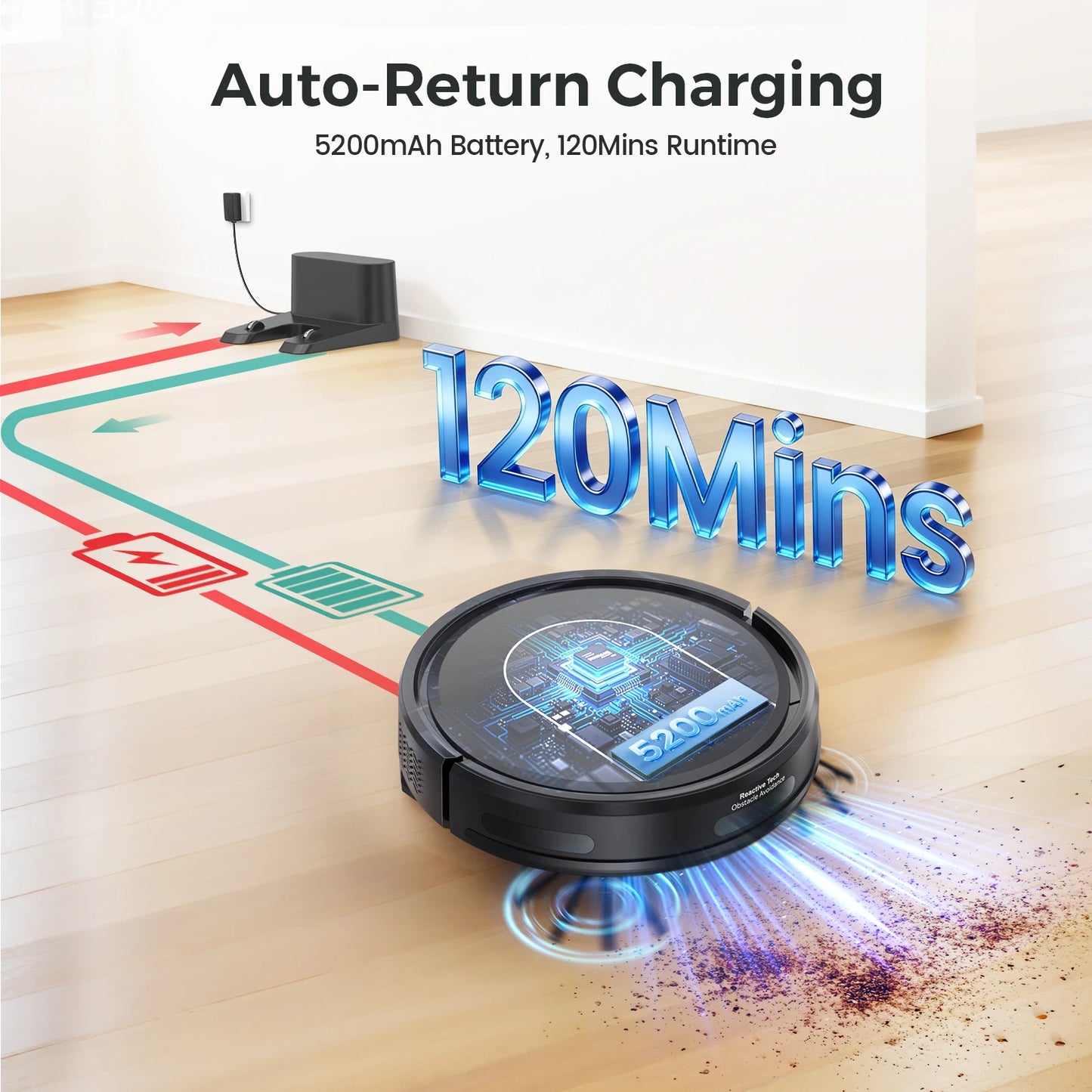 Vastorm E2 Robot Vacuum Cleaner