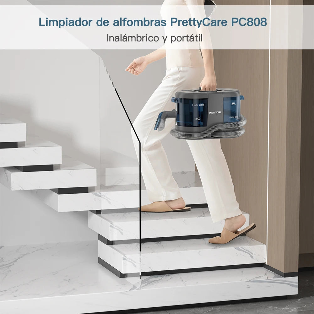 PrettyCare PC808 Cordless Carpet&Spot Vacuum Cleaner