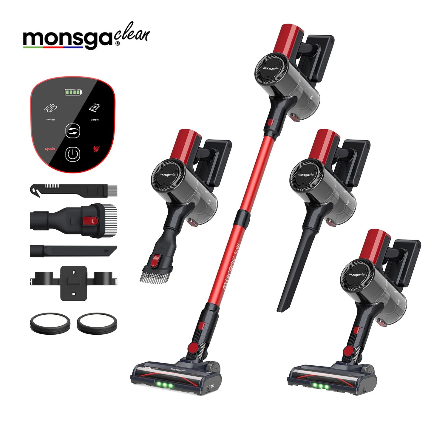Monsga 55KPA 450W Cordless Vacuum Cleaner