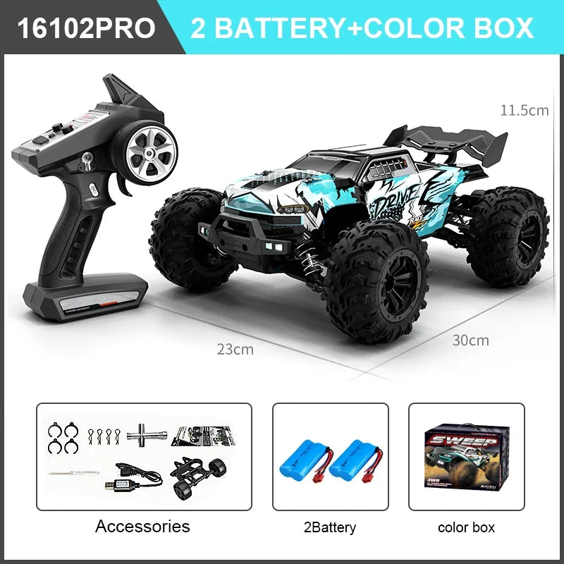 High Speed RC Car 4WD Off Road Vehicle 70KM/H Brushless Motor