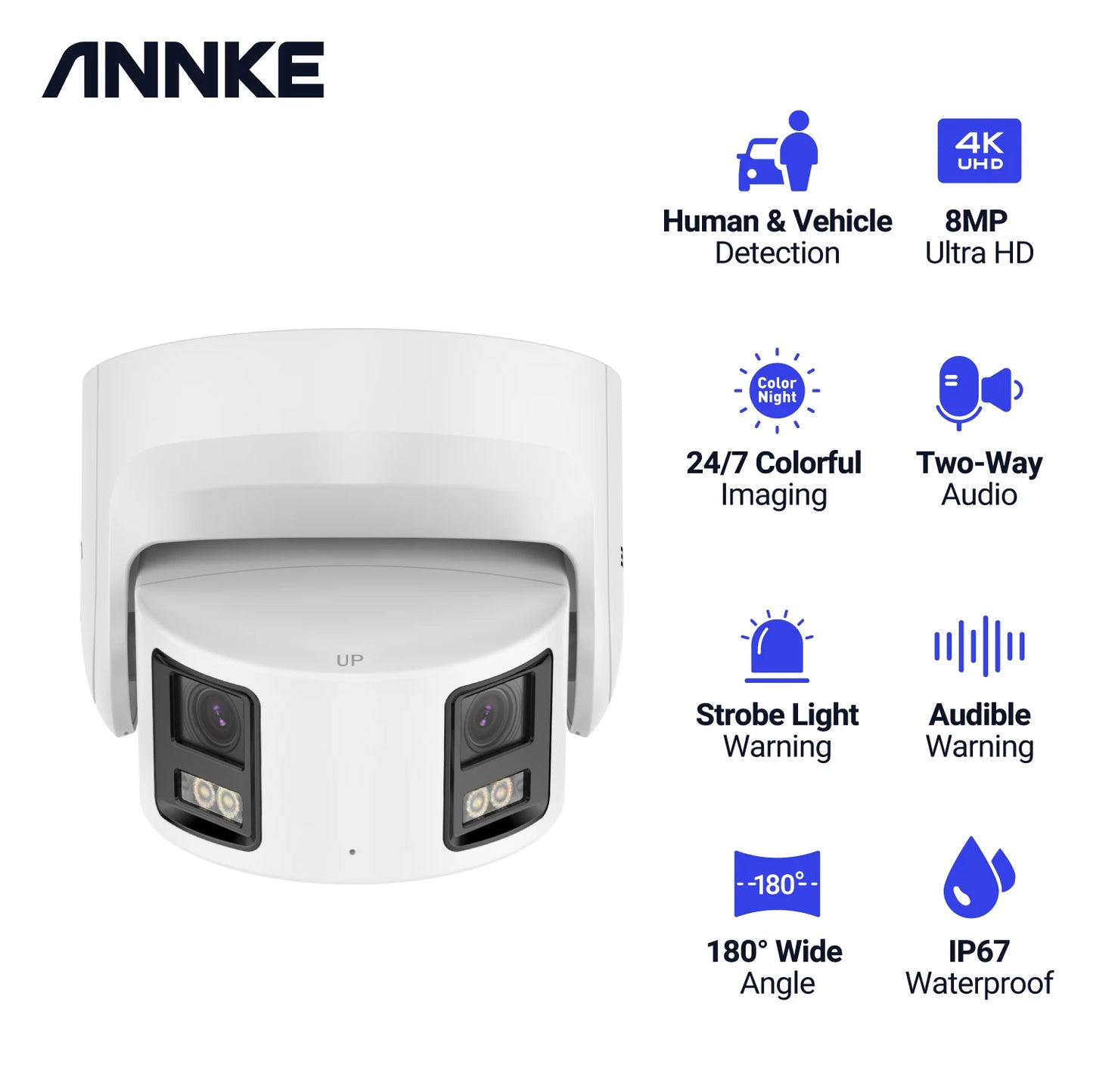 ANNKE Smart Home 180° 8MP DUO POE Dual Lens