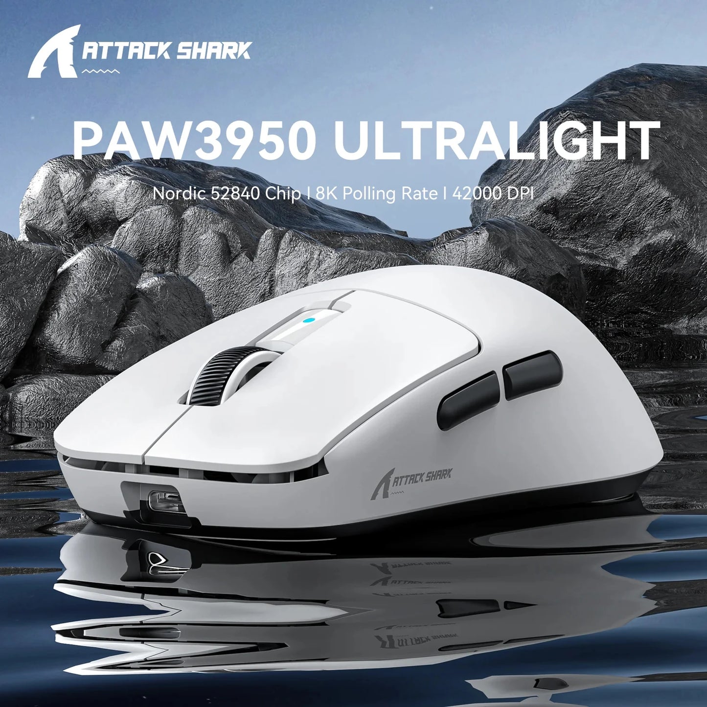 Attack Shark R6 Lightweight Wireless Gaming Mouse