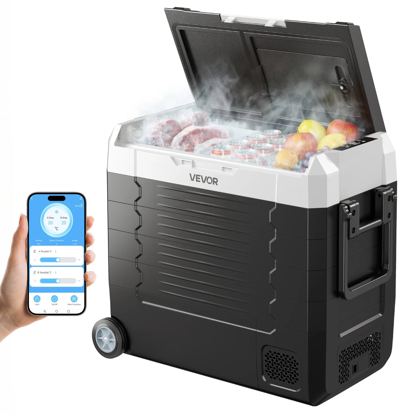 SucceBuy 20L 22L 35L 45L 55L Car Refrigerator Mini Fridge