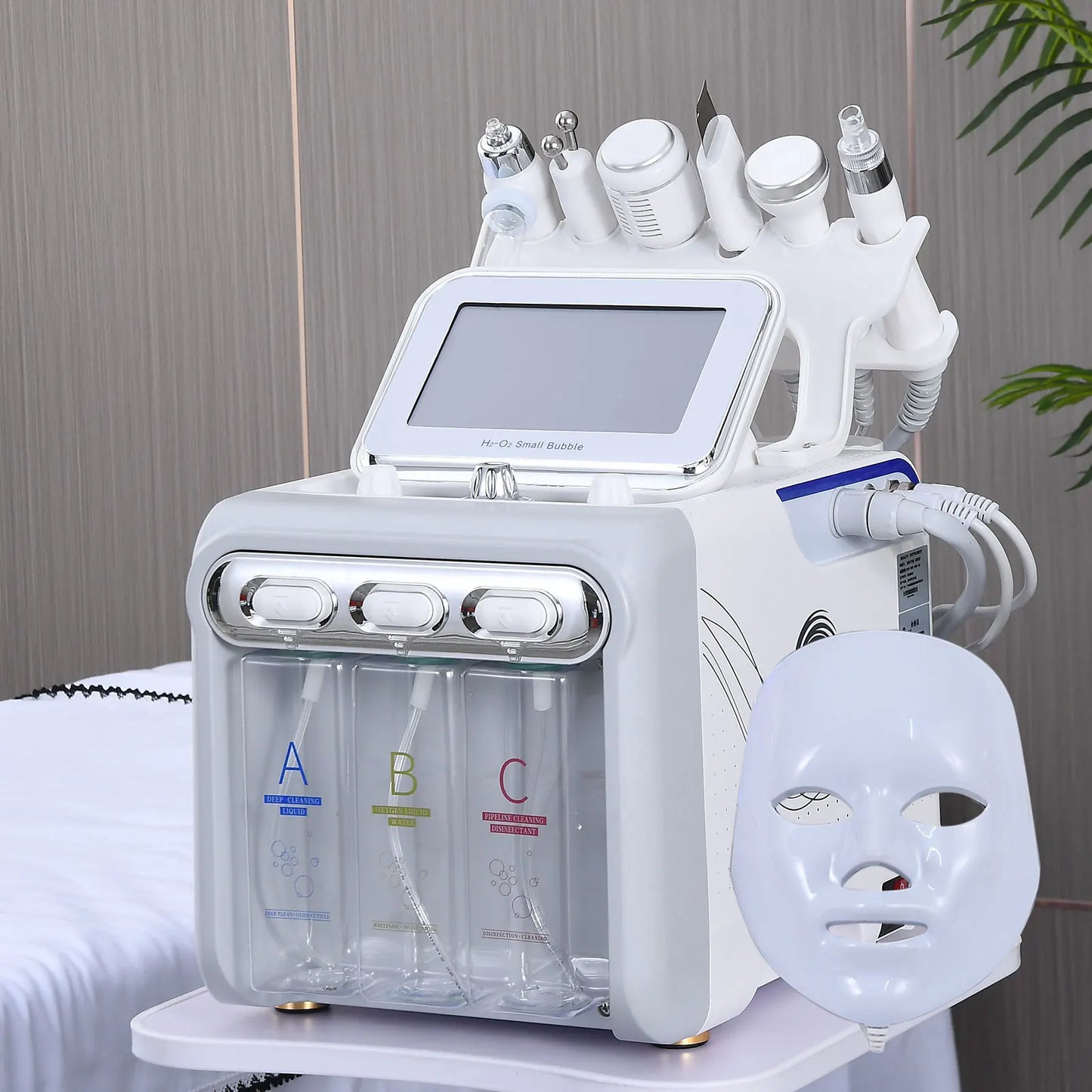 Amilibeauty 7 in 1 H2O2 Beauty Skin Cleansinge Hydro Facial Machin Facial Machine Water Aqua Peeling for Home Use