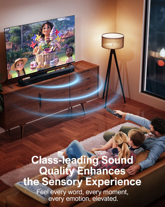 ULTIMEA 2.2ch Soundbar for TV, Peak Power 100W