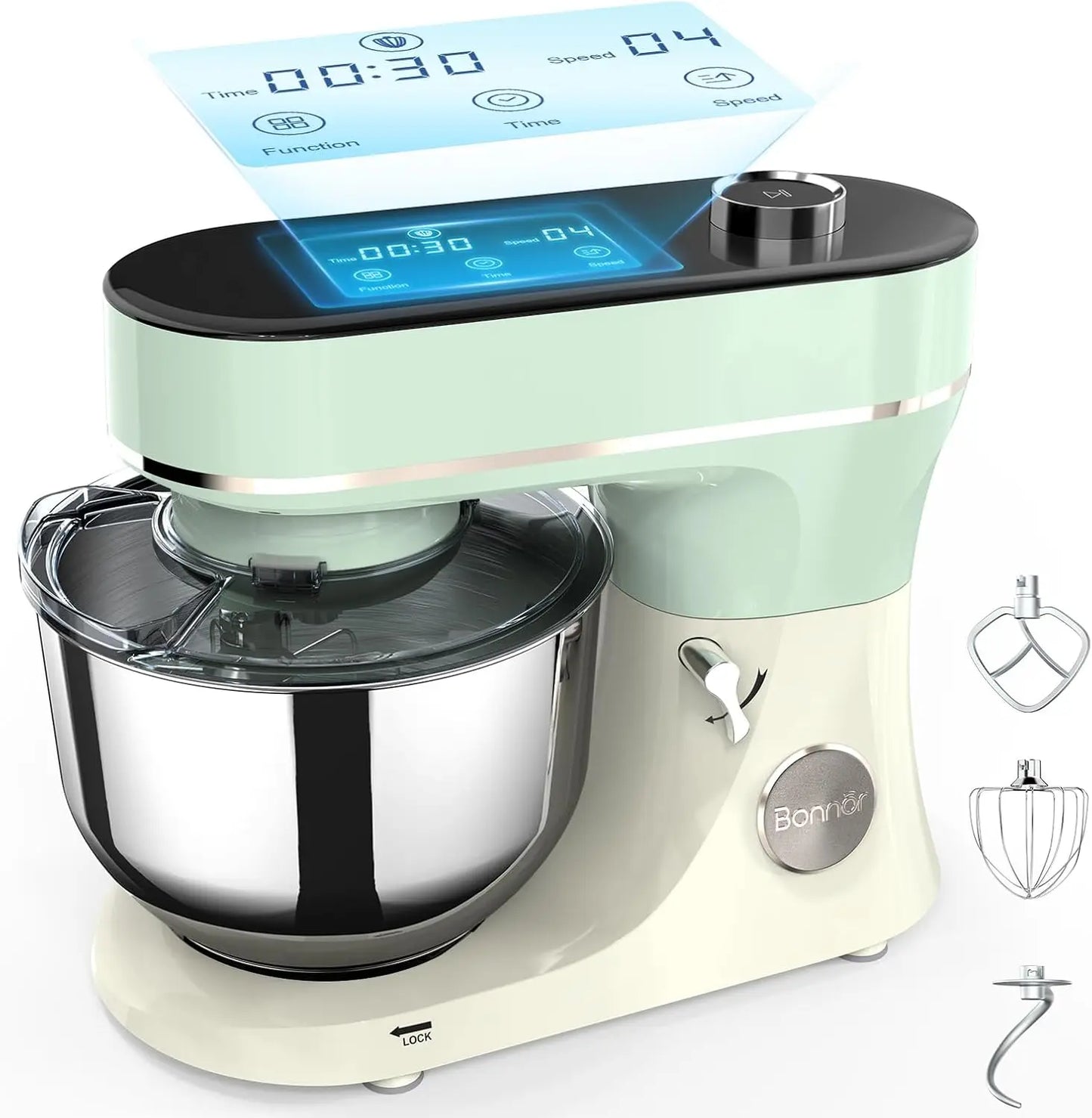 BONNOR Stand Mixer, 6QT Electric Kitchen Mixer