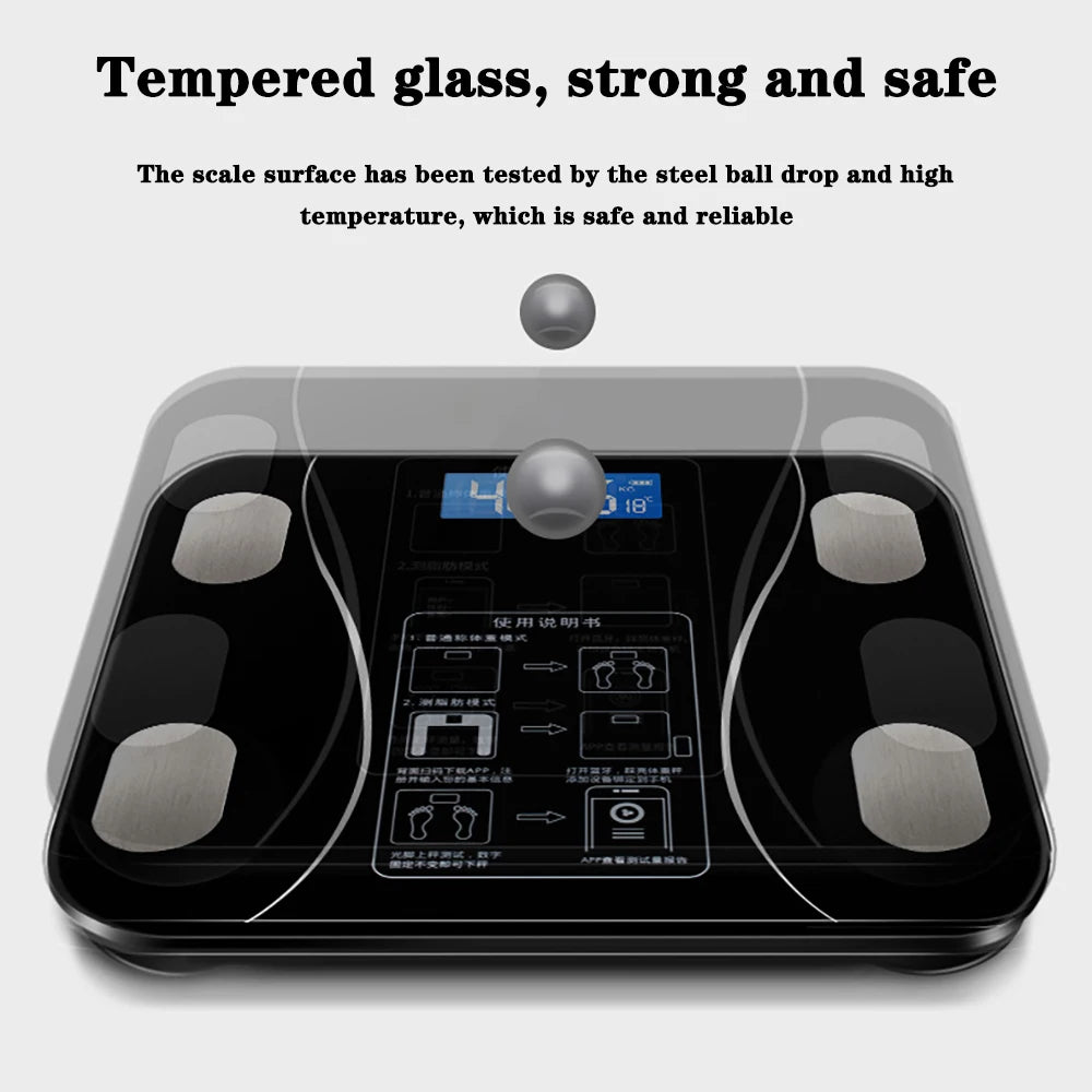 AEHOME Body Fat Scale Smart Wireless Digital Bathroom Weight Scale