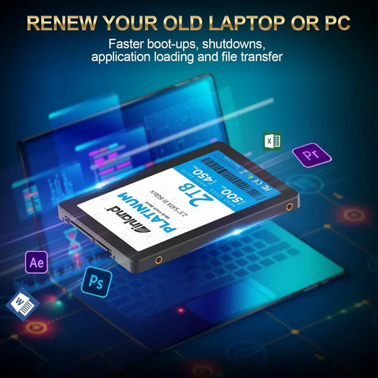 Platinum 2TB SSD TLC 3D NAND SATA III 6Gb/s 2.5 Inch
