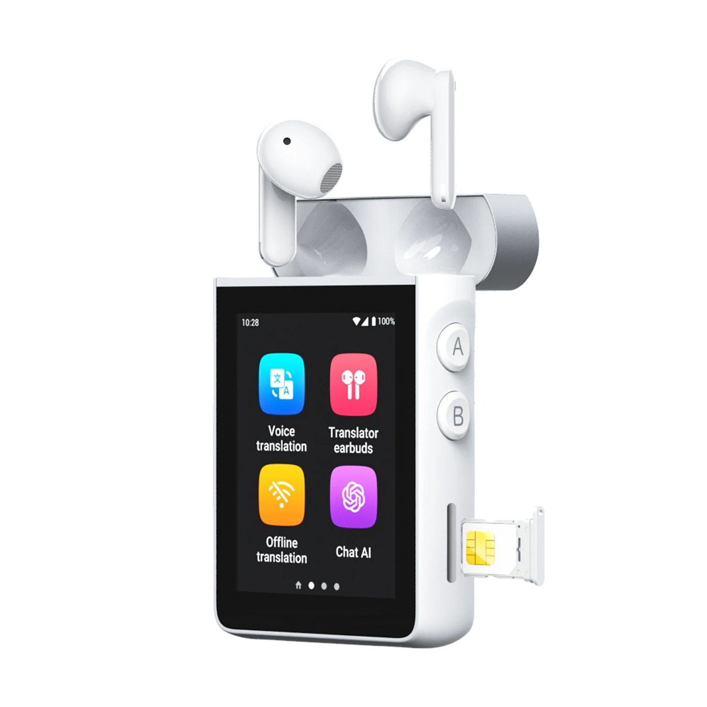 Wooask [A9] 4G+WiFi AI Translator Earbuds